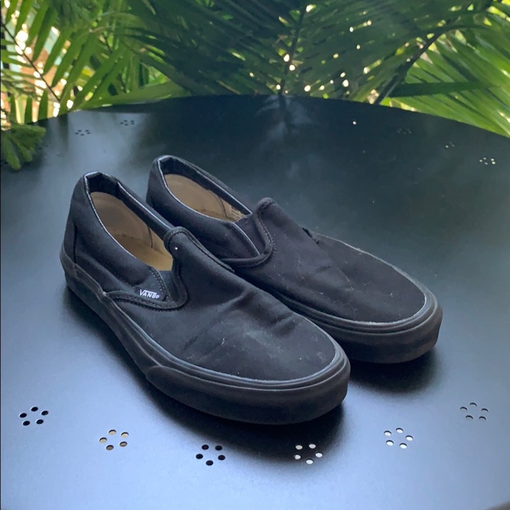 Slip On Vans All Black